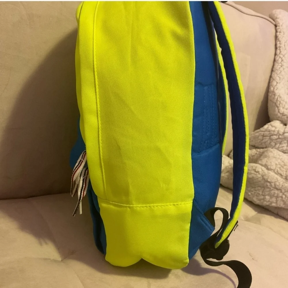 Converse Kids Backpack in Neon Yellow and Blue